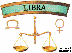 The Image & Sign of Libra plus Symbol